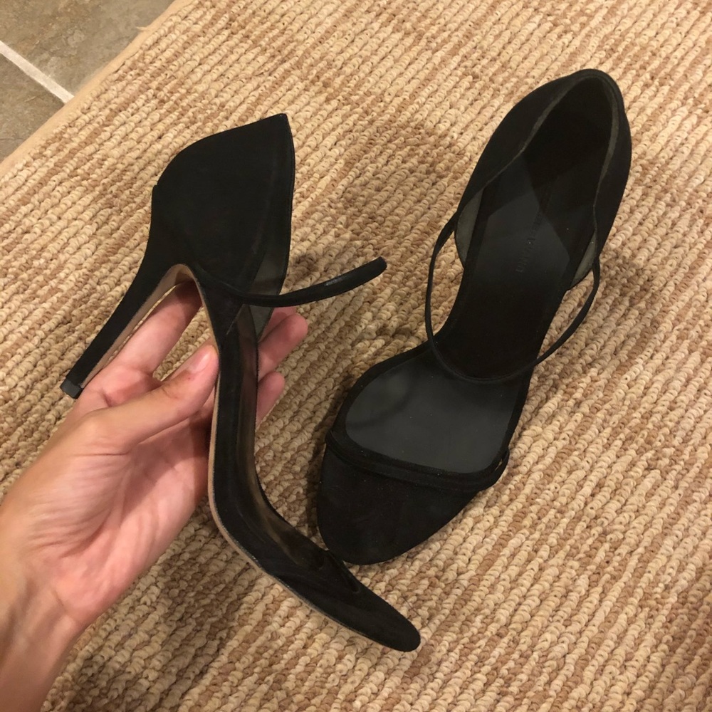 New Black Alexander Wang strappy sandal heel!